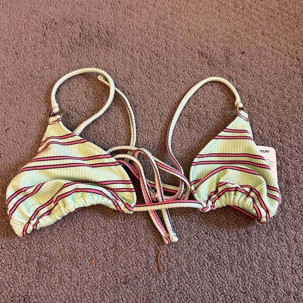 Striped Bikini Top